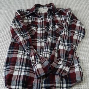 Long sleeve button down.